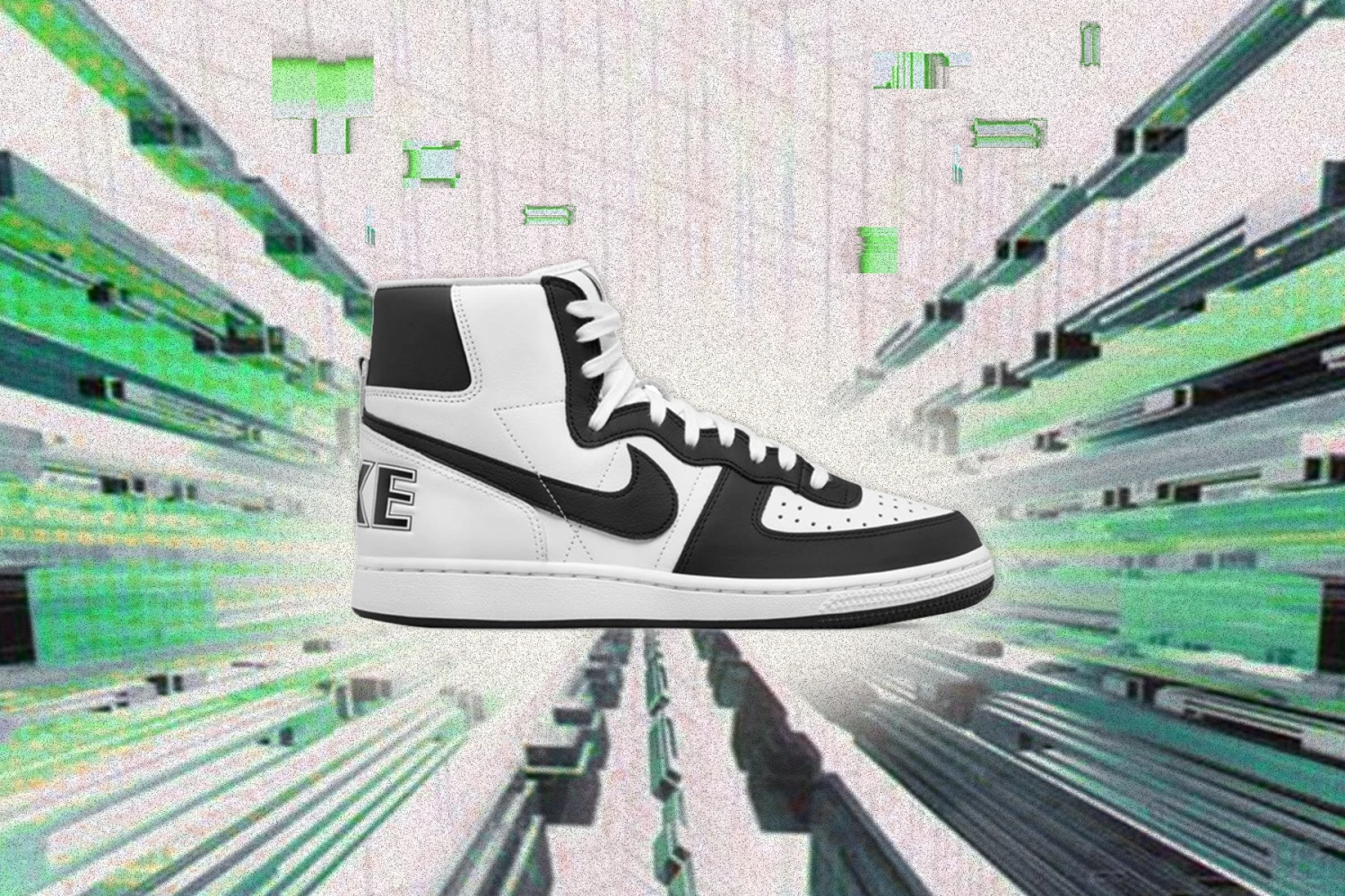 Comme Des Garcons Homme Plus X Nike Terminator High SP - White/Black 8 Comme Des Garcons Homme Plus X Nike Terminator High SP - White/Black - Image 6