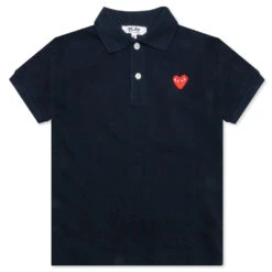 Comme Des Garçons Play Kid's Polo Shirt - Navy