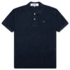 Comme Des Garçons Play Little Black Heart Polo Shirt - Navy -Feature Clothing Comme des Garcons PLAY Little Black Heart Polo Shirt Navy AZ T206 051 2 12 01 2020 01 2