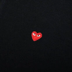 Comme Des Garçons Play Little Red Heart Polo Shirt - Black -Feature Clothing Comme des Garcons PLAY Little Red Heart Polo Shirt Black AZ T204 051 1 12 01 2020 01 3copy