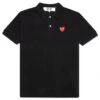 Comme Des Garçons Play Polo Shirt - Black 2 Comme Des Garçons Play Polo Shirt - Black -Feature Clothing Comme des Garcons PLAY Polo Shirt Black AZ T006 051 1 01 01 2021 01