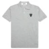 Comme Des Garçons Play Stacked Heart Polo Shirt - Grey -Feature Clothing Comme des Garcons PLAY Stacked Heart Polo Shirt Grey AZ T298 051 1 12 01 2020 01