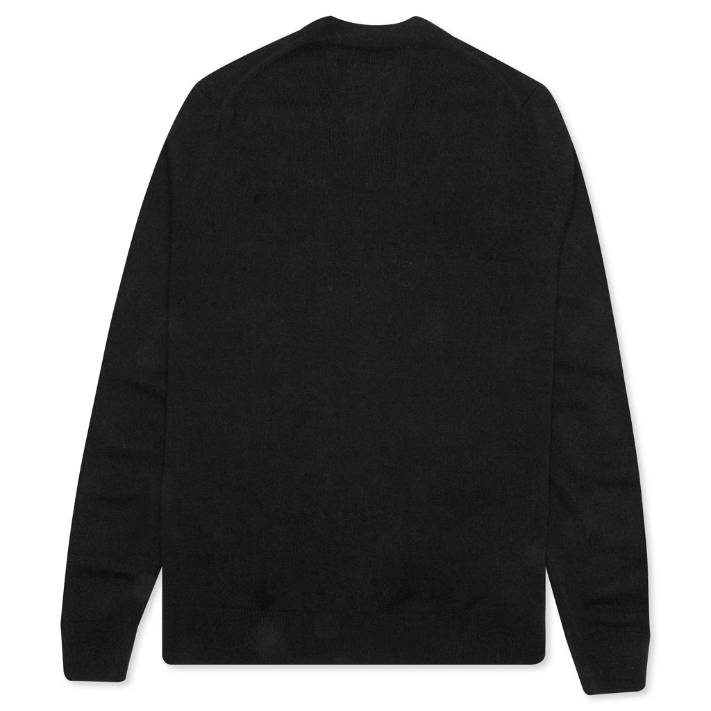 Comme Des Garçons Play V-Neck Cardigan - Black 4 Comme Des Garçons Play V-Neck Cardigan - Black - Image 2