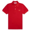 Comme Des Garçons Play Women's Red Emblem Polo Tee - Red -Feature Clothing Comme des Garcons PLAY Women s Red Emblem Polo Tee Red AZ T005 051 4 12 01 22 Feature DV