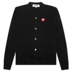 Comme Des Garçons Play Comme Des Garcons PLAY X The Artist Invader Cardigan - Black