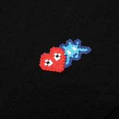 Comme Des Garçons Play Comme Des Garcons PLAY X The Artist Invader Polo - Black 9 Comme Des Garçons Play Comme Des Garcons PLAY X The Artist Invader Polo - Black -Feature Clothing Comme des Garcons PLAY x the Artist Invader Polo Black AZ T336 051 1 09 06 23 Feature KN 5