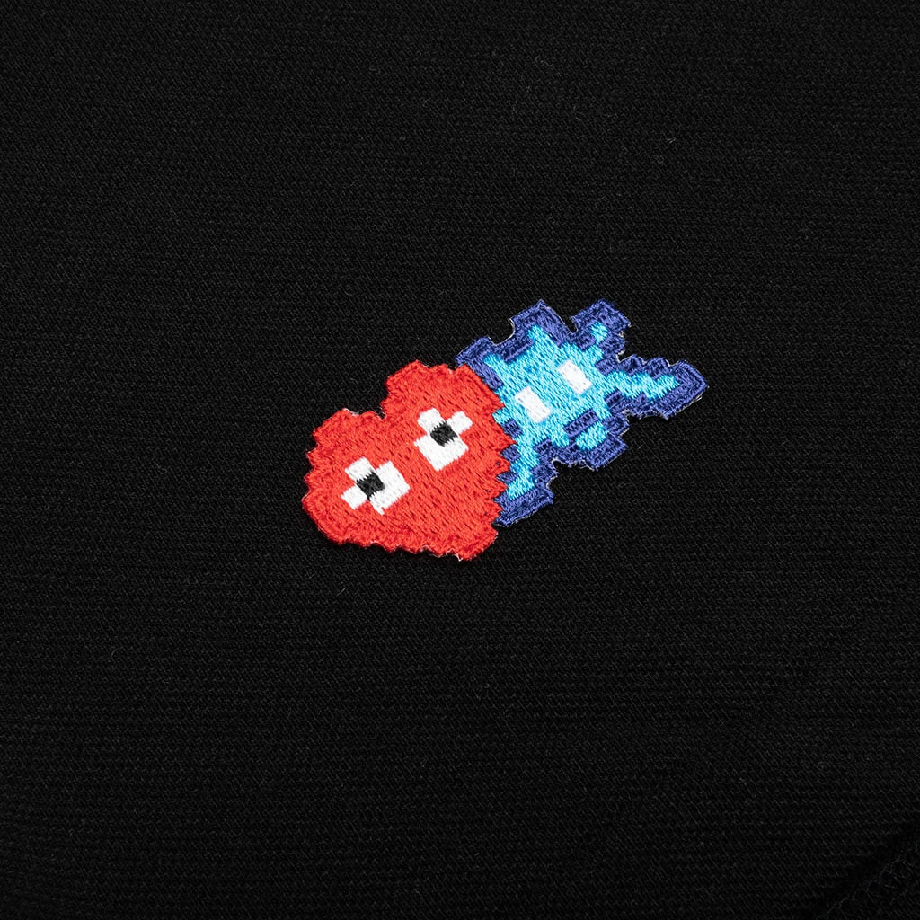 Comme Des Garçons Play Comme Des Garcons PLAY X The Artist Invader Polo - Black 6 Comme Des Garçons Play Comme Des Garcons PLAY X The Artist Invader Polo - Black - Image 4