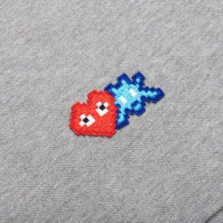 Comme Des Garçons Play Comme Des Garcons PLAY X The Artist Invader Women's Polo - Grey 9 Comme Des Garçons Play Comme Des Garcons PLAY X The Artist Invader Women's Polo - Grey -Feature Clothing Comme des Garcons PLAY x the Artist Invader Women s Polo Grey AZ T335 051 2 09 06 23 Feature KN 5