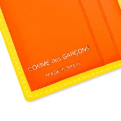 Comme Des Garcons Super Fluo Wallet - Yellow/Light Orange -Feature Clothing Comme des Garcons SA0641SF Super Fluo Wallet Yellow Light Orange SA0641SF YELI 12 28 2021 01 3