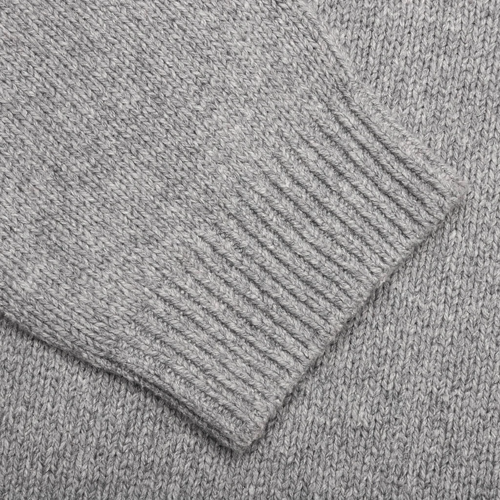 JW Anderson Contrast Pocket Cardigan - Grey Melange 8 JW Anderson Contrast Pocket Cardigan - Grey Melange - Image 6