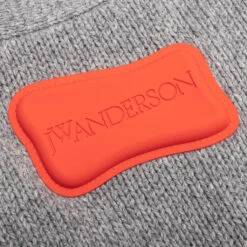 JW Anderson Contrast Pocket Cardigan - Grey Melange 12 JW Anderson Contrast Pocket Cardigan - Grey Melange -Feature Clothing Contrast Pocket Cardigan Grey Melange KW1168 YN0350 907 03 20 24 Feature DV 9