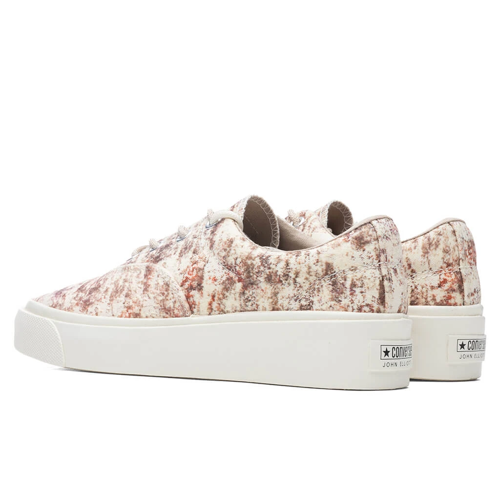 Converse X John Elliott Skid Grip Ox - Antique White/Brown 5 Converse X John Elliott Skid Grip Ox - Antique White/Brown - Image 3