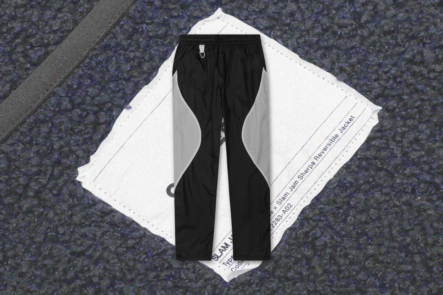 Converse X Slam Jam Rip Stop Pant - Black 7 Converse X Slam Jam Rip Stop Pant - Black - Image 5