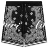 Amiri Cotton Bandana Short - Black 2 Amiri Cotton Bandana Short - Black -Feature Clothing Cotton Bandana Short Black PF23MKB001 001 08 16 23 Feature KN