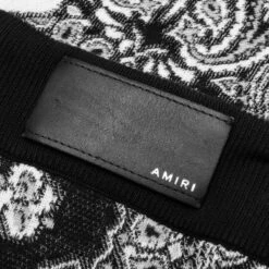 Amiri Cotton Bandana Short - Black 11 Amiri Cotton Bandana Short - Black -Feature Clothing Cotton Bandana Short Black PF23MKB001 001 08 16 23 Feature KN 6