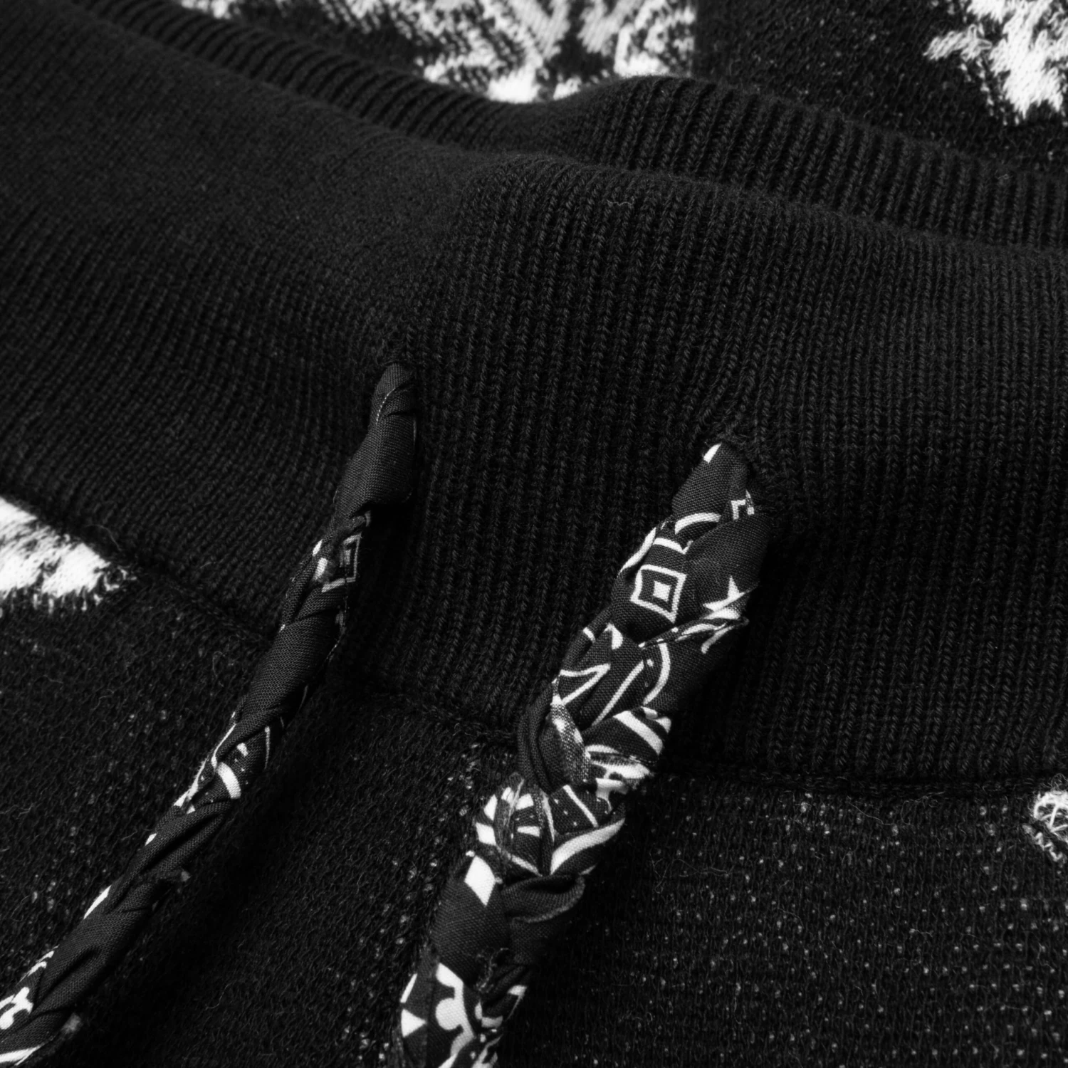 Amiri Cotton Bandana Short - Black 5 Amiri Cotton Bandana Short - Black - Image 3