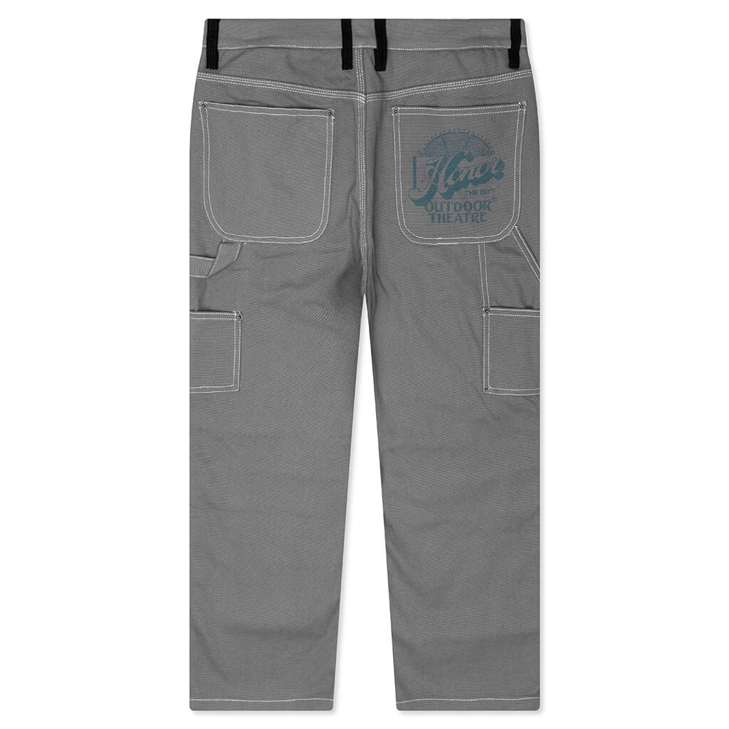 Crop Carpenter Pant - Stone 4 Crop Carpenter Pant - Stone - Image 2