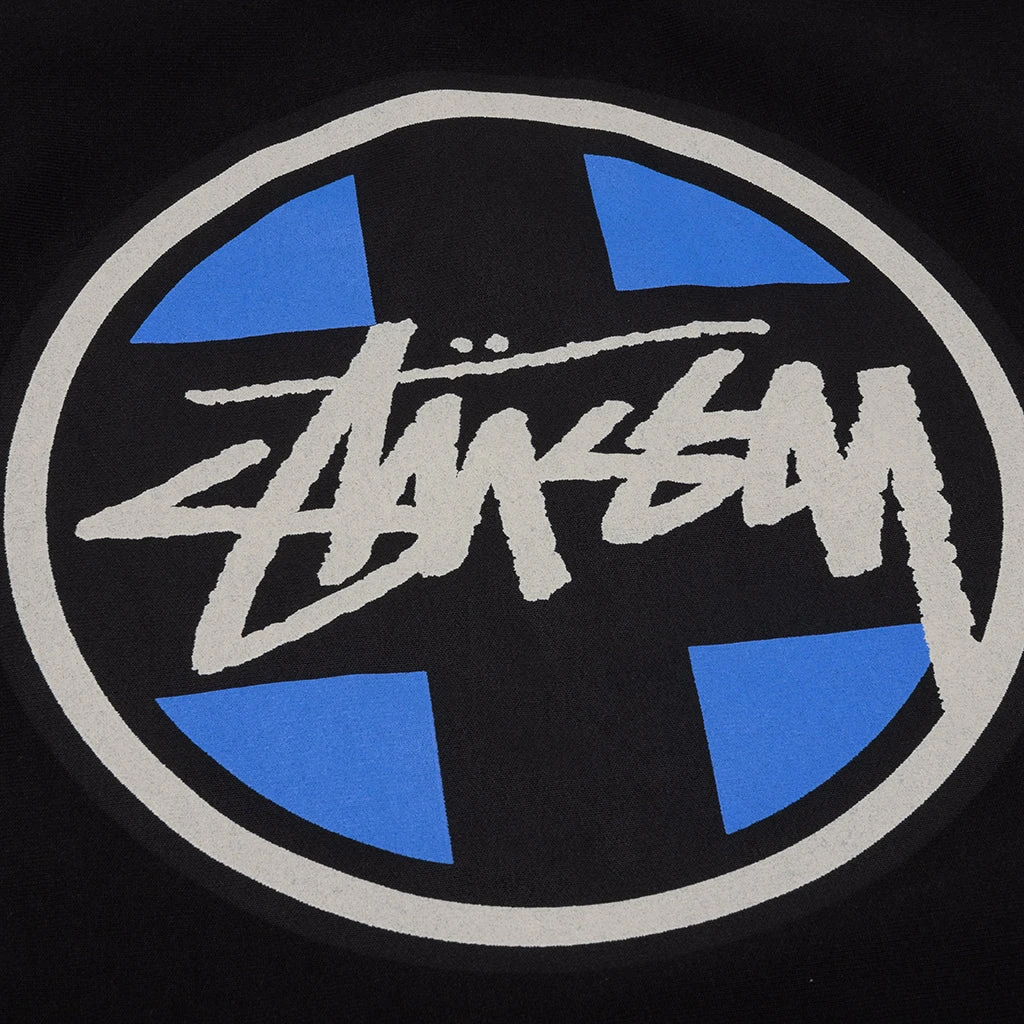 Stussy Cross Dot Hoodie - Black 6 Stussy Cross Dot Hoodie - Black - Image 4