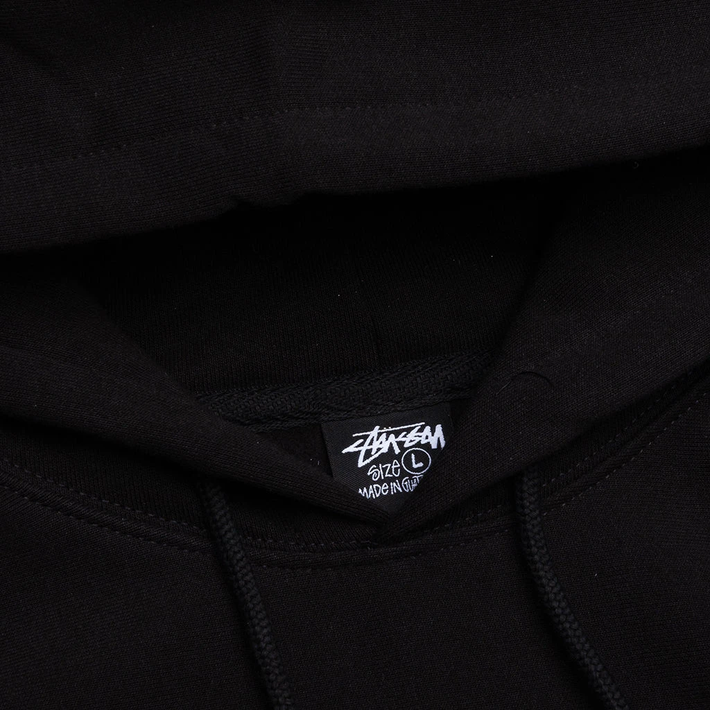 Stussy Cross Dot Hoodie - Black 5 Stussy Cross Dot Hoodie - Black - Image 3