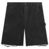 Cut Off Carpenter Short - Black