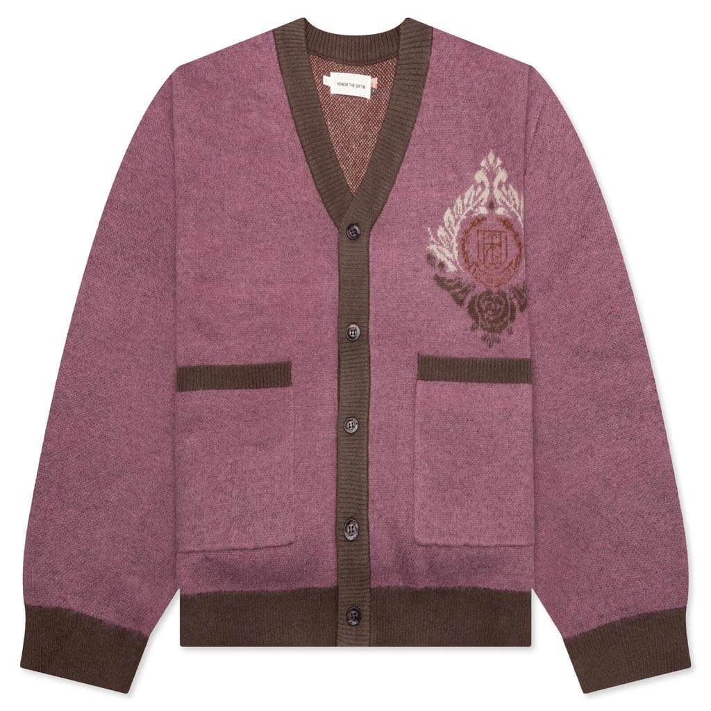 Holiday HTG Cardigan - Mauve 3 Holiday HTG Cardigan - Mauve
