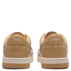 Amiri Skel Top Low - Champagne 9 Amiri Skel Top Low - Champagne -Feature Clothing Debossed MA Quad Skel Top Low Champagne AMFOSR1115 261 03 10 25 Feature KN 6