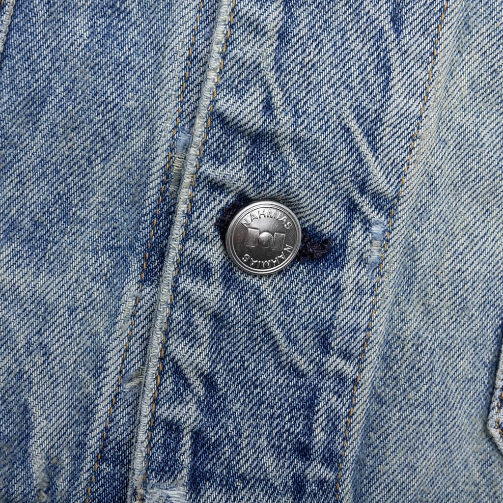 Denim Field Jacket - Light Wash 6 Denim Field Jacket - Light Wash - Image 4