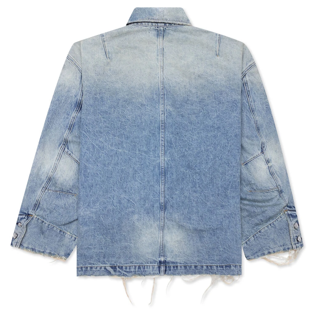 Denim Field Jacket - Light Wash 4 Denim Field Jacket - Light Wash - Image 2