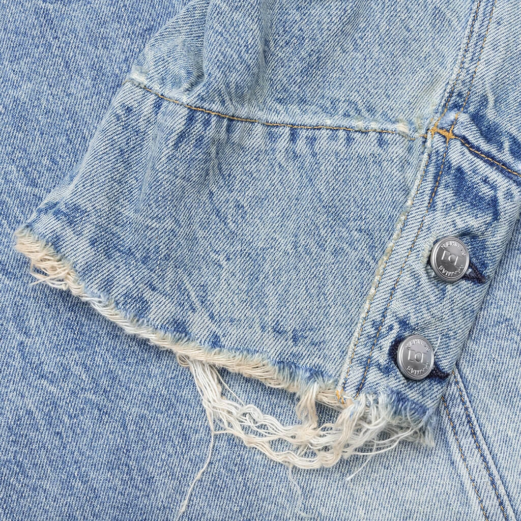 Denim Field Jacket - Light Wash 7 Denim Field Jacket - Light Wash - Image 5