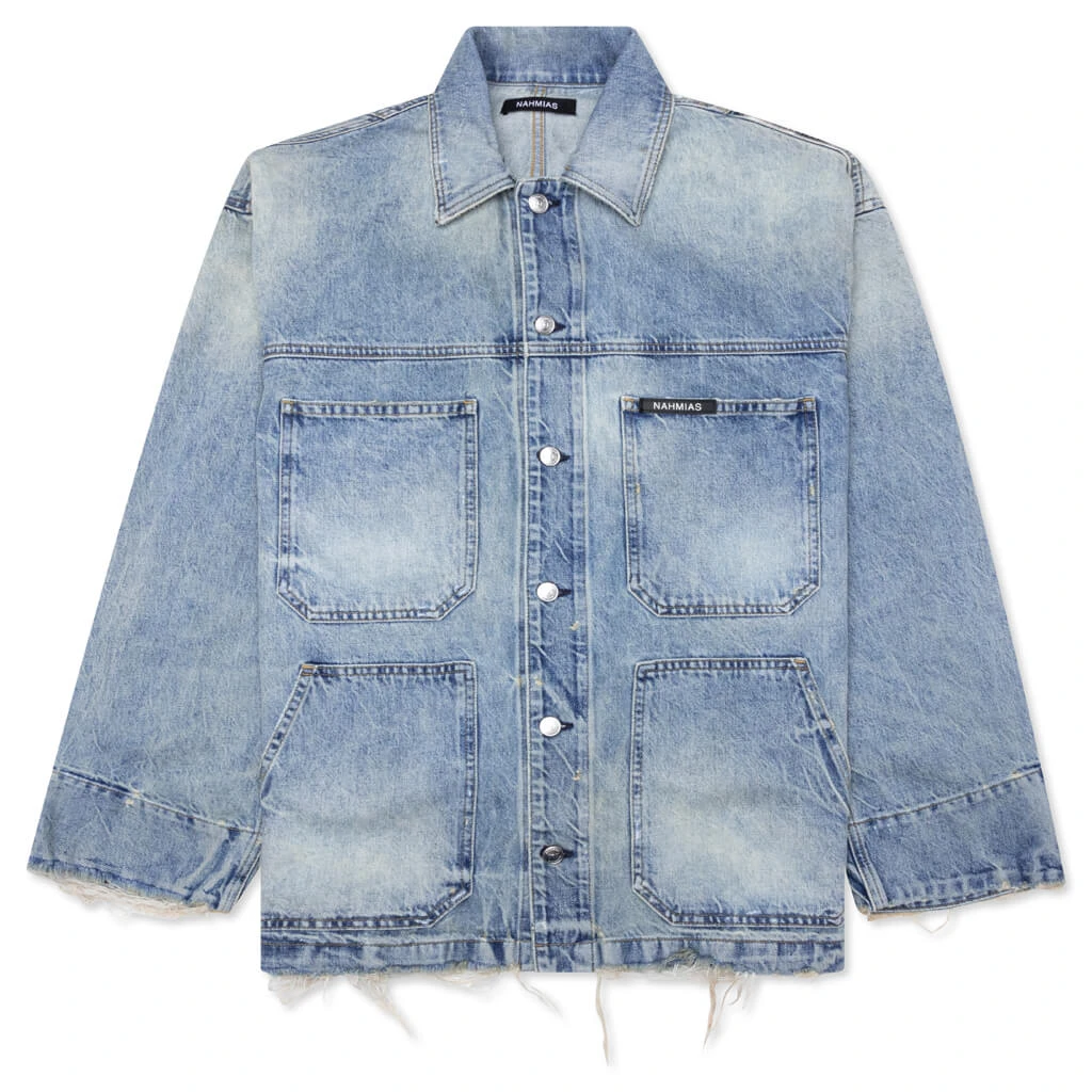 Denim Field Jacket - Light Wash 3 Denim Field Jacket - Light Wash
