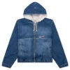 Stussy Denim Sherpa Work Jacket - Washed Blue