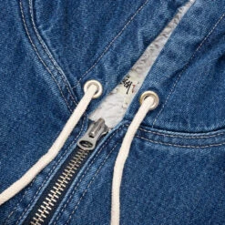 Stussy Denim Sherpa Work Jacket - Washed Blue -Feature Clothing Denim Sherpa Work Jacket Washed Blue 115725 WASB 11 12 23 Feature KN 6