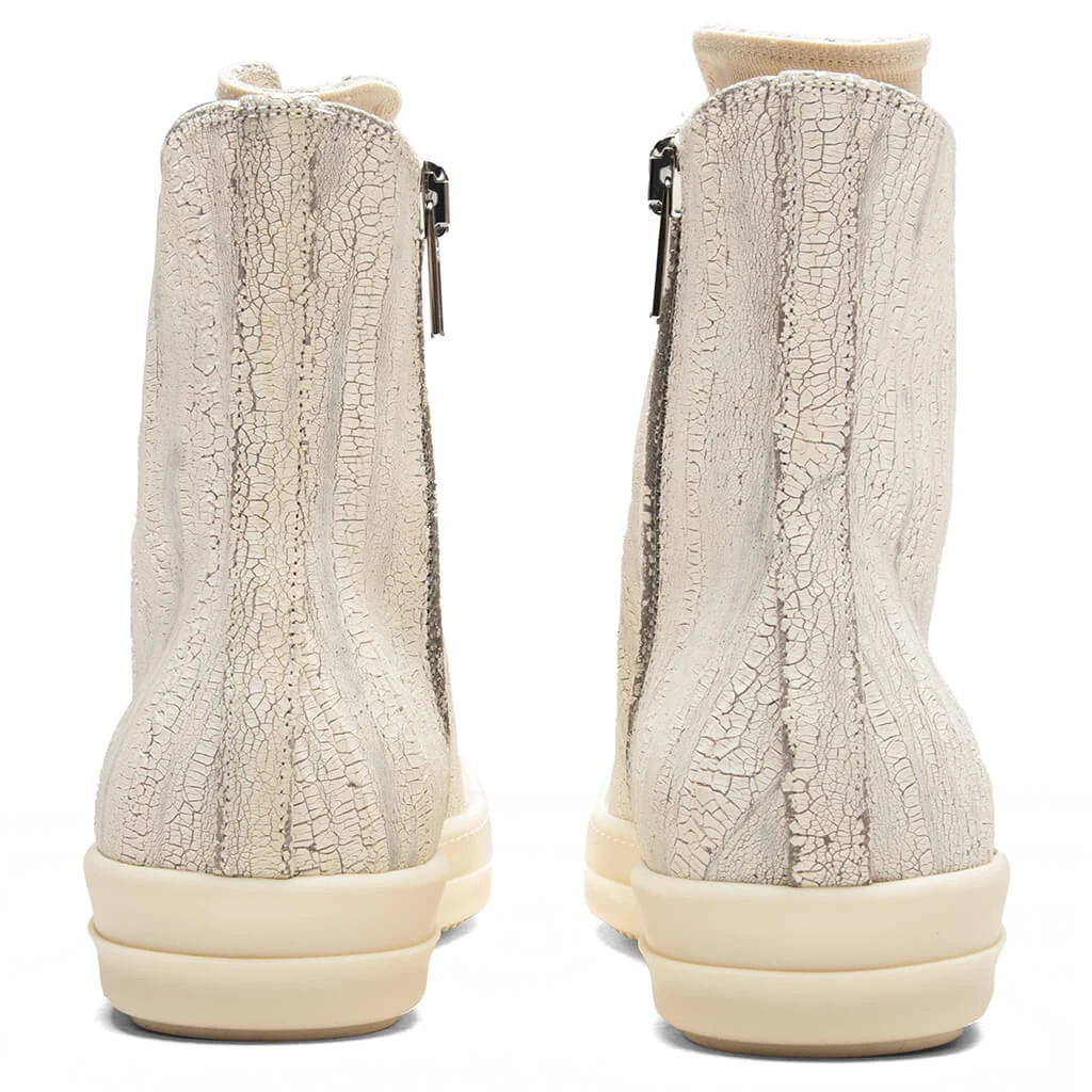 Denim Sneaks - Milk White 6 Denim Sneaks - Milk White - Image 4