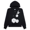Dices Skate Hoodie - Black/White 2 Dices Skate Hoodie - Black/White -Feature Clothing Dices Skate Hoodie Black White OMBB085W24FLE0021001 11 12 24 Feature KN