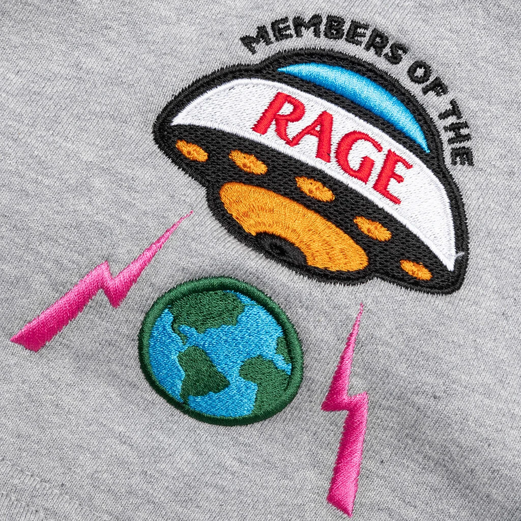 Distressed Shorts Small Logo - Heather Grey 5 Distressed Shorts Small Logo - Heather Grey - Image 3