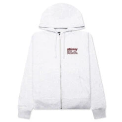 Stussy DNA Zip Hoodie - Ash Heather