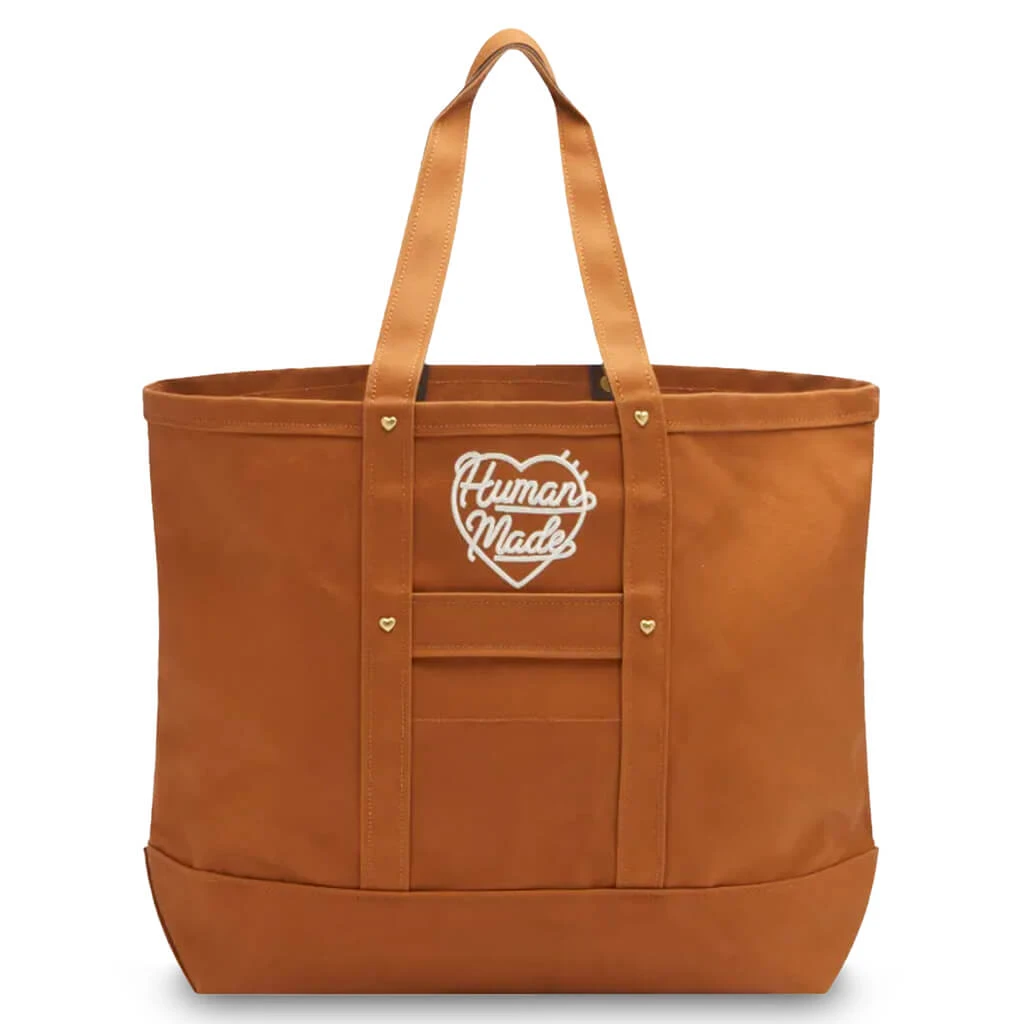 Duck Canvas Tote Large - Brown 3 Duck Canvas Tote Large - Brown