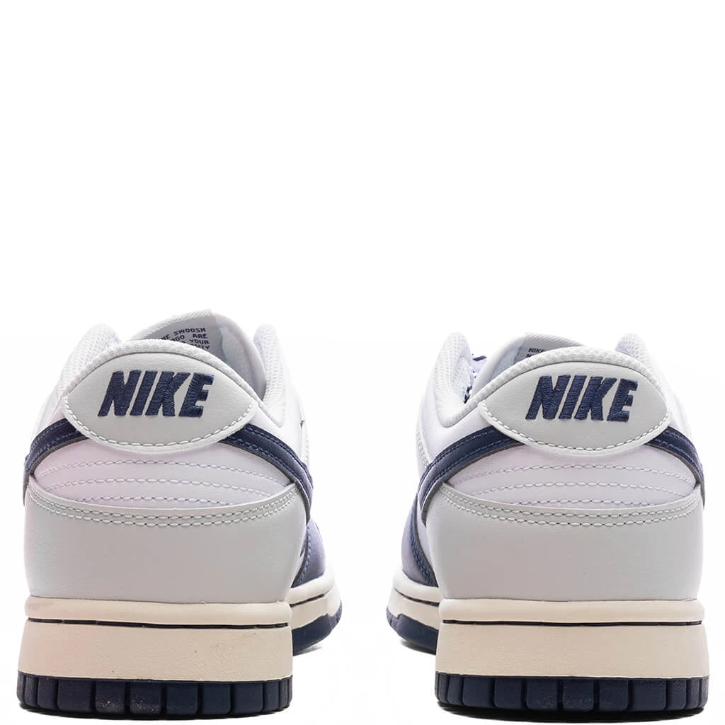 Nike Dunk Low Retro 'NY Yankees' - White/Midnight Navy/Photon Dust 6 Nike Dunk Low Retro 'NY Yankees' - White/Midnight Navy/Photon Dust - Image 4