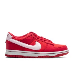 Nike Dunk Low (GS) 'Valentines Day' - Fire Red/Pink Foam/Light Crimson/White