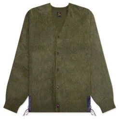 EP Mohair Cardigan - Olive
