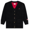 Heart Cardigan - Black -Feature Clothing Emotionally Unavailable Heart Cardigan Black EU FW22 CRD 02 12 02 22 Feature DV MG