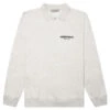 L/S Polo - Light Oatmeal 1 L/S Polo - Light Oatmeal -Feature Clothing Fear Of God Essentials L S Polo Light Oatmeal D3 192SU224407F 06 09 23 Feature JP MG