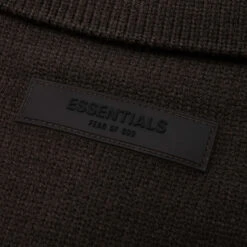 Knit L/S Polo - Off Black -Feature Clothing Fear Of God Essentials L S Polo Off Black 192BT222180F 06 07 23 Feature KN 6