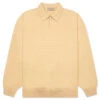 L/S Polo - Sand 1 L/S Polo - Sand -Feature Clothing Fear Of God Essentials L S Polo Sand 192BT222184F 06 11 23 Feature KN