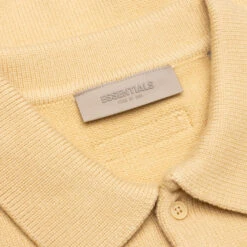 L/S Polo - Sand -Feature Clothing Fear Of God Essentials L S Polo Sand 192BT222184F 06 11 23 Feature KN 7
