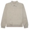 L/S Polo - Seal -Feature Clothing Fear Of God Essentials L S Polo Seal 192BT222183F 06 11 23 Feature KN