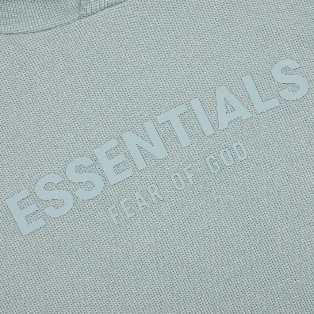 Waffle Raglan Hoodie - Sycamore 5 Waffle Raglan Hoodie - Sycamore - Image 3