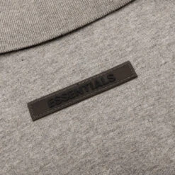 Essentials S/S Polo - Dark Heather Oatmeal -Feature Clothing Fear Of God Essentials SS Polo Dark Heather Oatmeal 125SU212071F 12