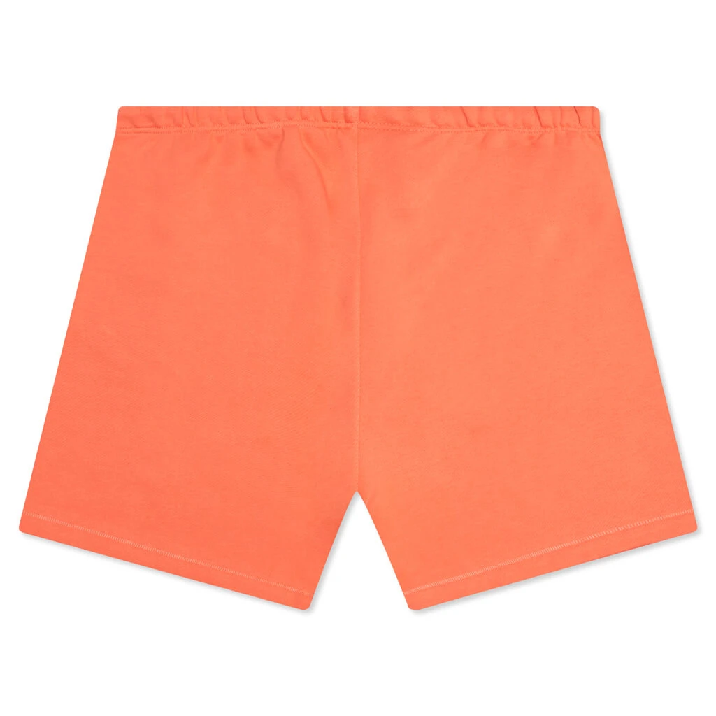 Essentials Sweatshort - Coral 4 Essentials Sweatshort - Coral - Image 2