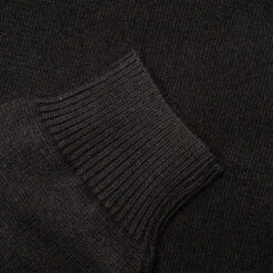 Essentials Kid's Big E Knit Hoodie - Iron -Feature Clothing Fear of God Essentials Kid s Big E Knit Hoodie Iron 785BT214310K 07 06 22 Feature VR 4